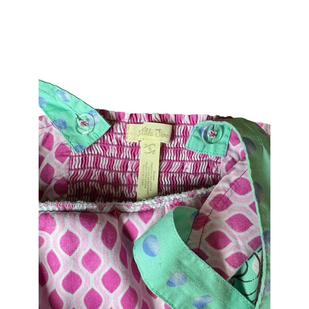 Matilda Jane Heads Up Seven Up Dress The Adventure Begins Size 8 EUC